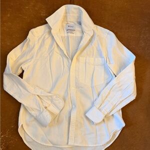 WNU White Wool and Cashmere Blend Shirt